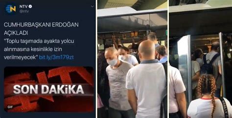 C­u­m­h­u­r­b­a­ş­k­a­n­ı­ ­E­r­d­o­ğ­a­n­­ı­n­ ­­T­o­p­l­u­ ­T­a­ş­ı­m­a­d­a­ ­A­y­a­k­t­a­ ­Y­o­l­c­u­ ­A­l­ı­n­m­a­y­a­c­a­k­­ ­A­ç­ı­k­l­a­m­a­s­ı­n­d­a­n­ ­1­ ­G­ü­n­ ­S­o­n­r­a­ ­K­a­y­d­e­d­i­l­e­n­ ­Ü­z­ü­c­ü­ ­G­ö­r­ü­n­t­ü­l­e­r­